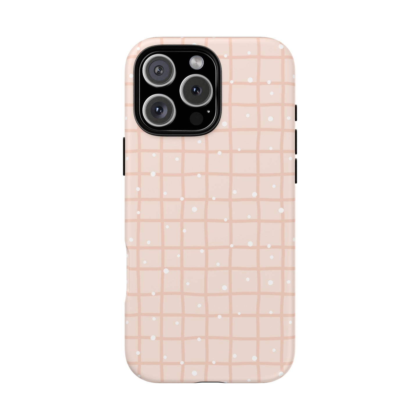 Phone Case: Grid with White Dots