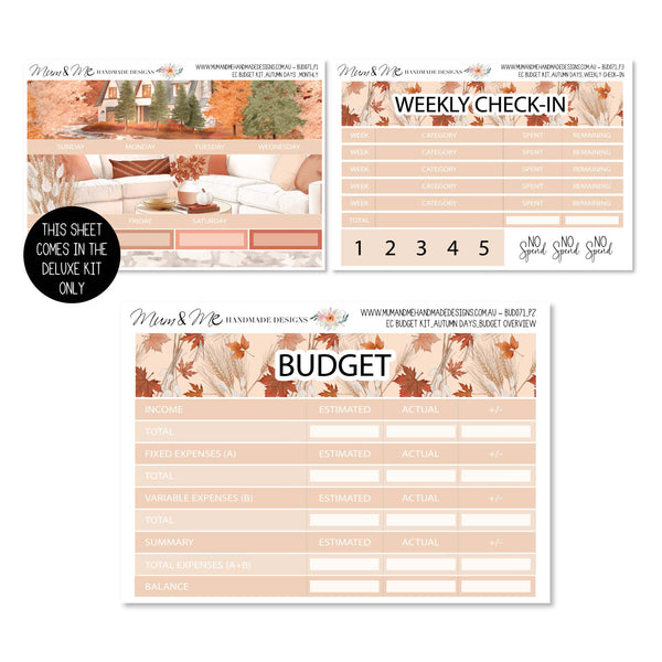 Budget Kit: Autumn Days