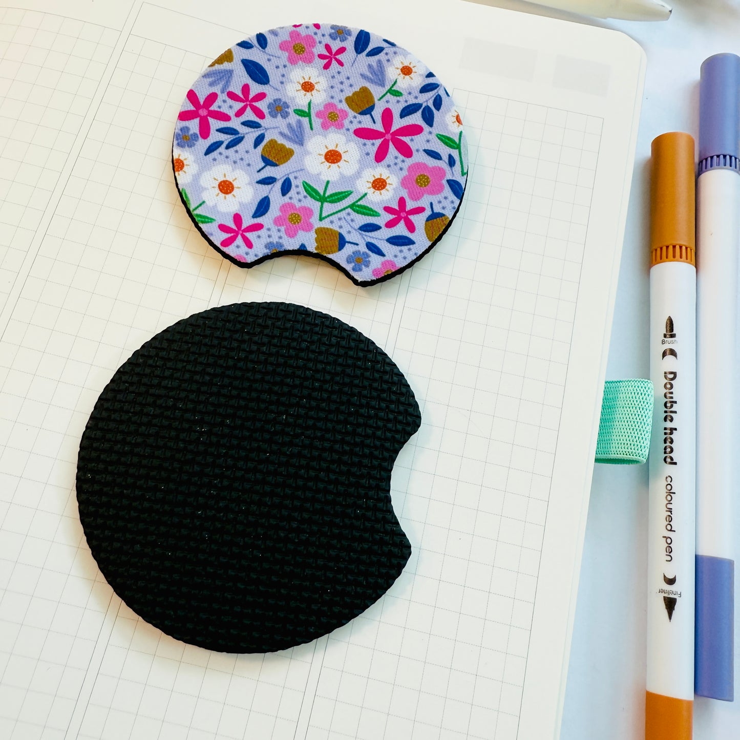 Car Coaster Set: Blooms on Lilac