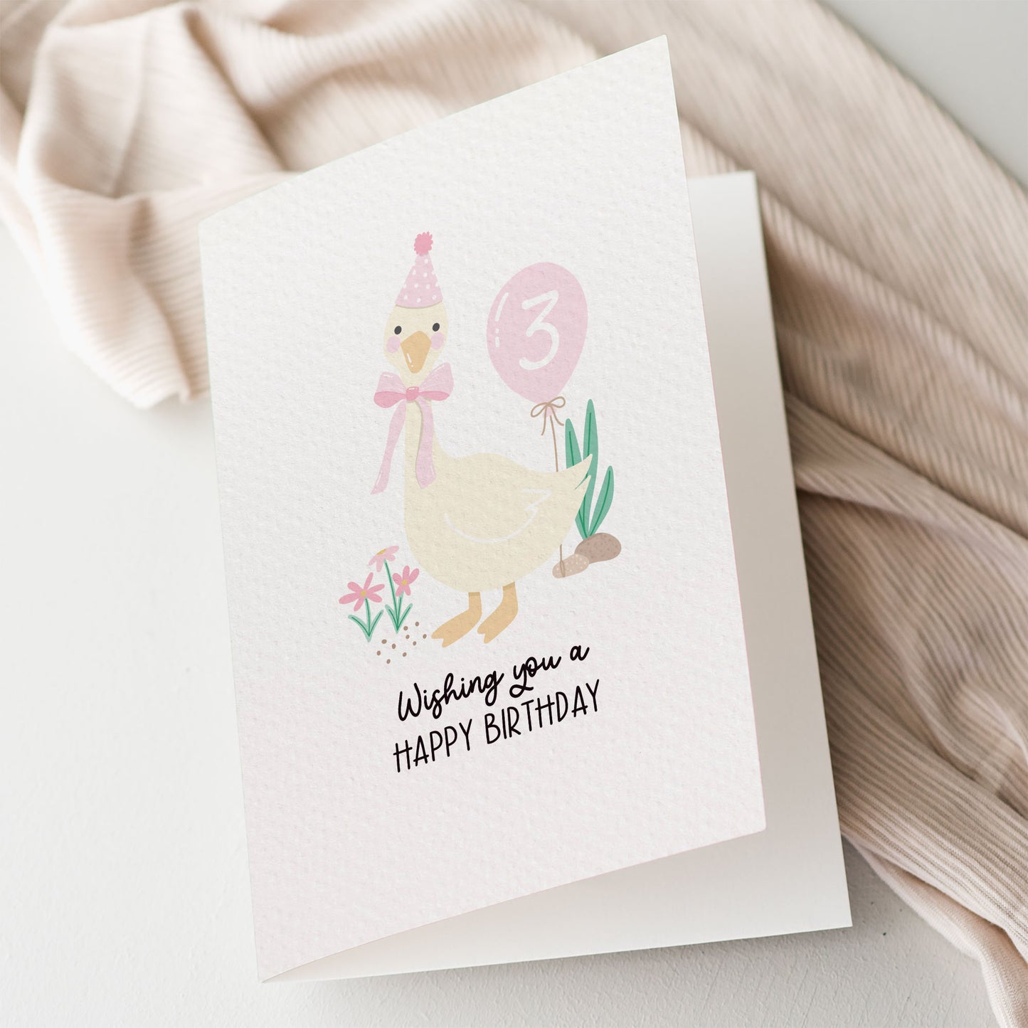 Birthday Goose Pink