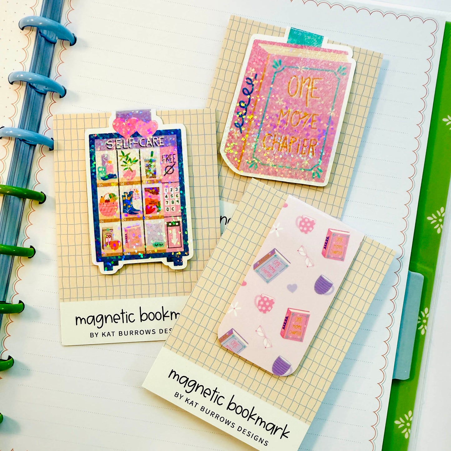 Magnetic Bookmark: Self-Care Vending Machine