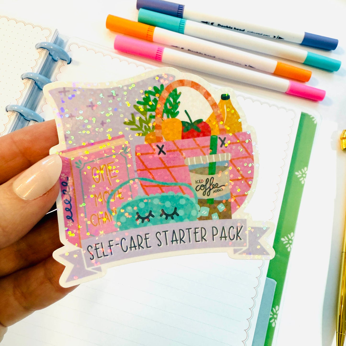 Die Cut Sticker: Self-Care Starter Pack