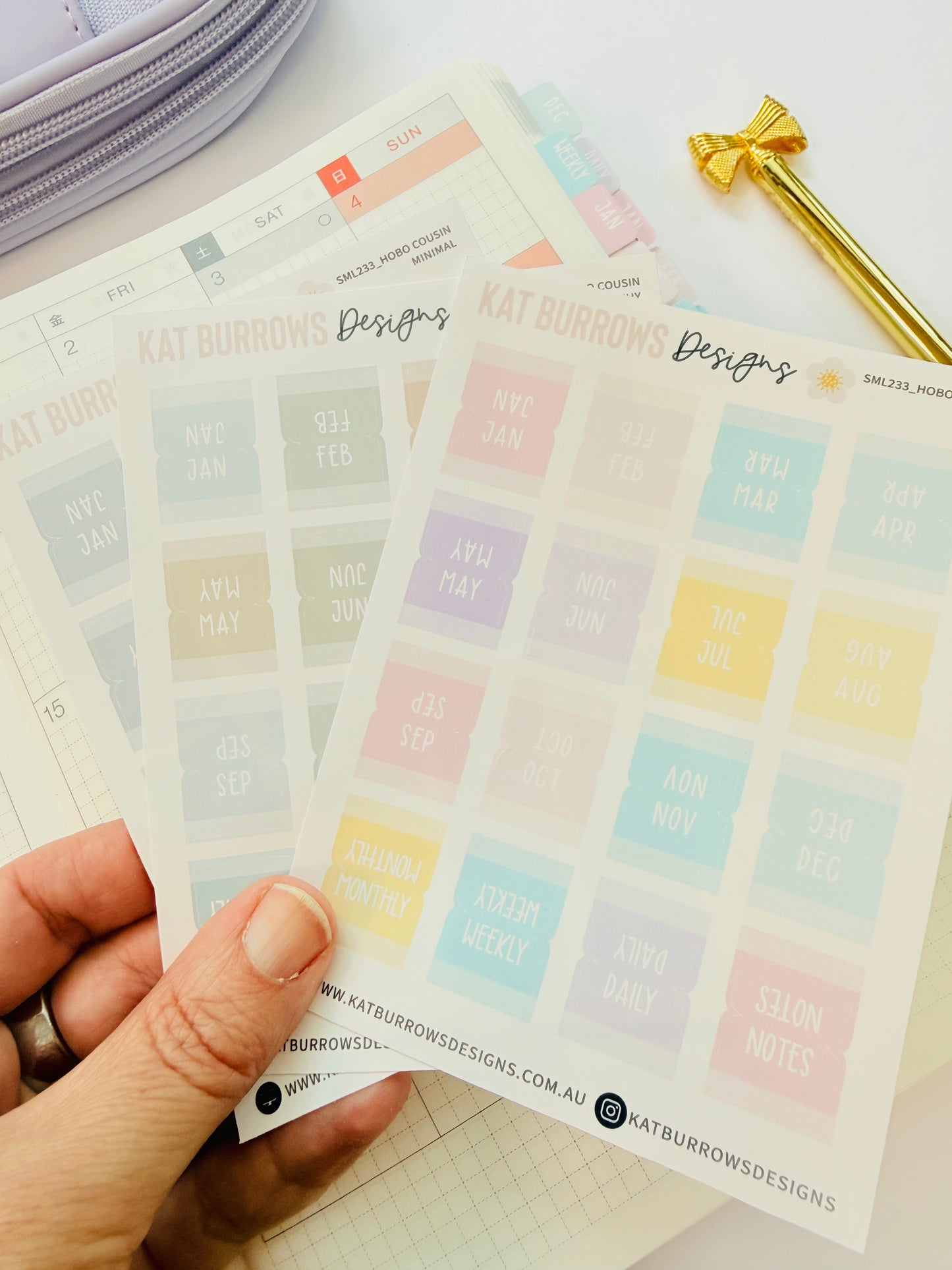 Stickers: Hobonichi Tabs