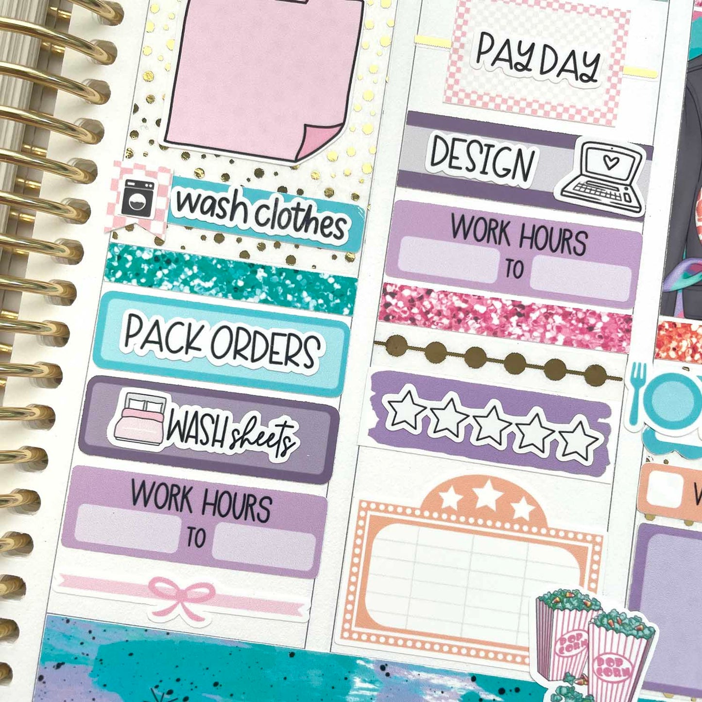 Stickers: Wash Sheets