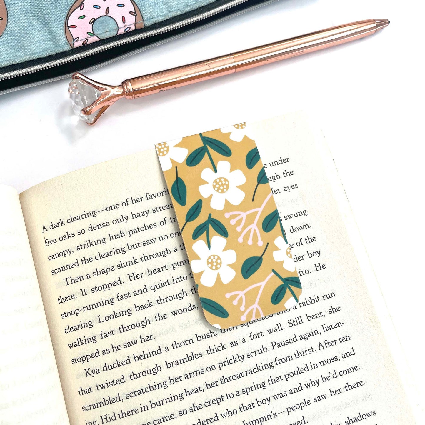 Magnetic Bookmark: Set of 3 Florals