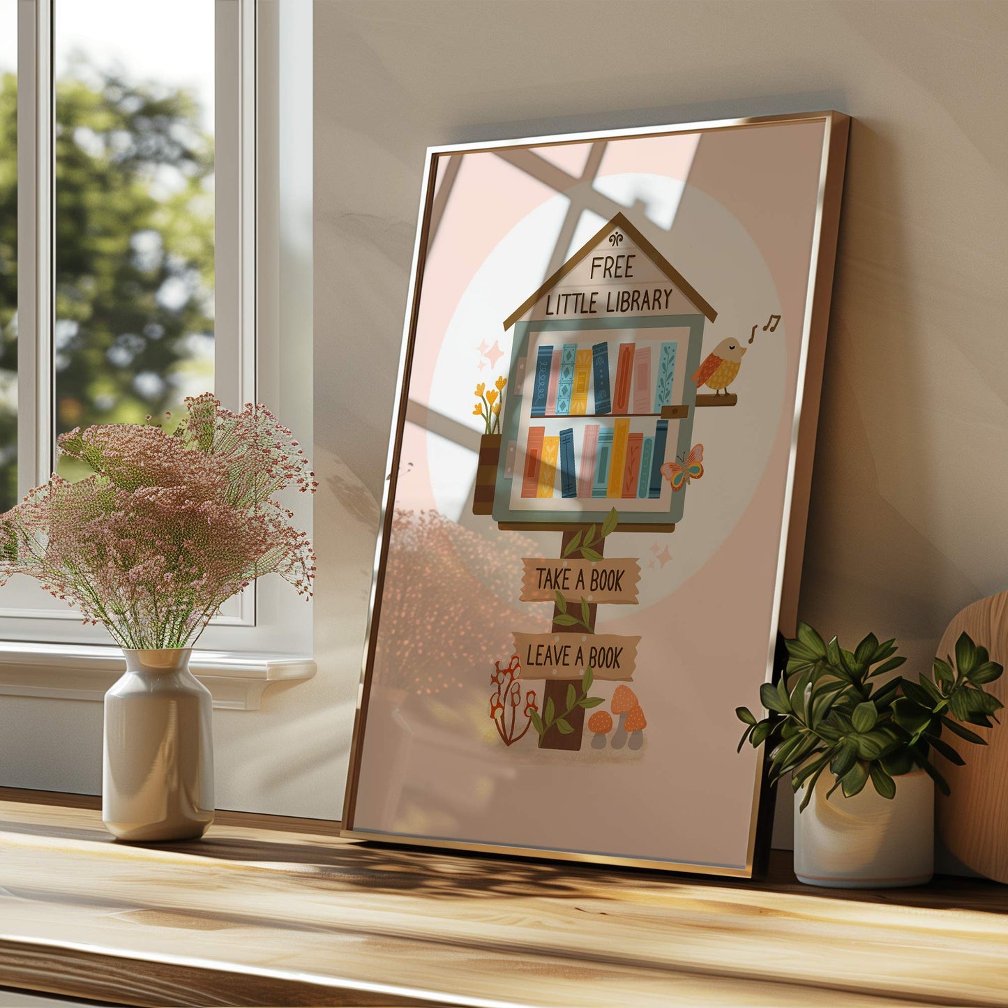 Art Print: Little Library