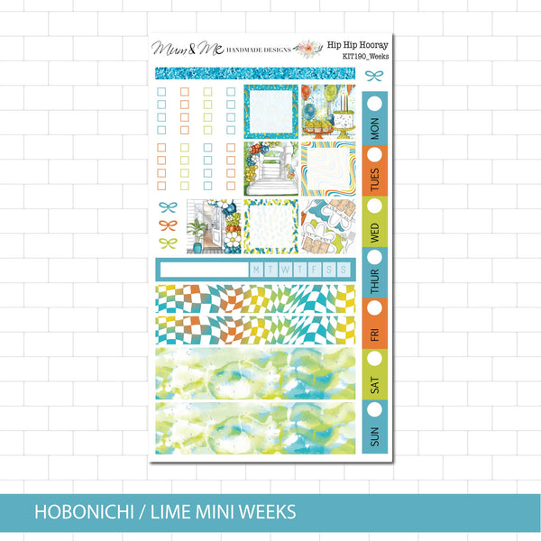 Hobonichi/Lime Weeks: Hip Hip Hooray