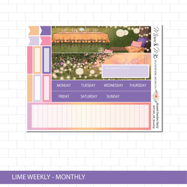Lime Monthly: Sunset Garden Party