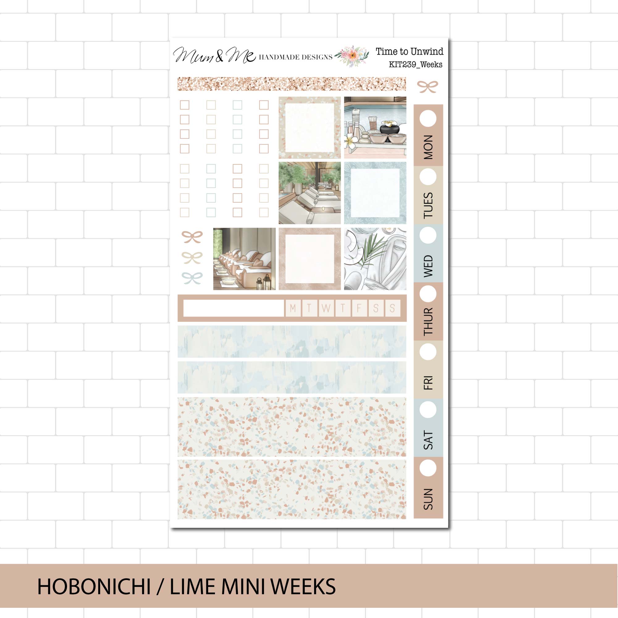 Hobonichi/Lime Weeks: Time to Unwind