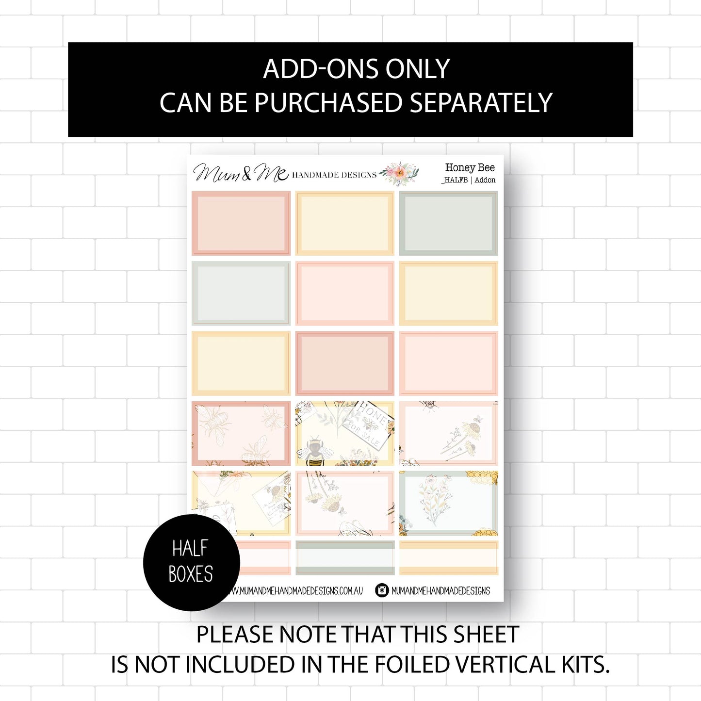 Deluxe Foiled Kit: Honey Bee (GOLD FOIL)