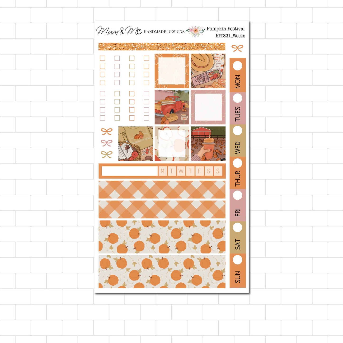 Hobonichi/Lime Weeks: Pumpkin Festival