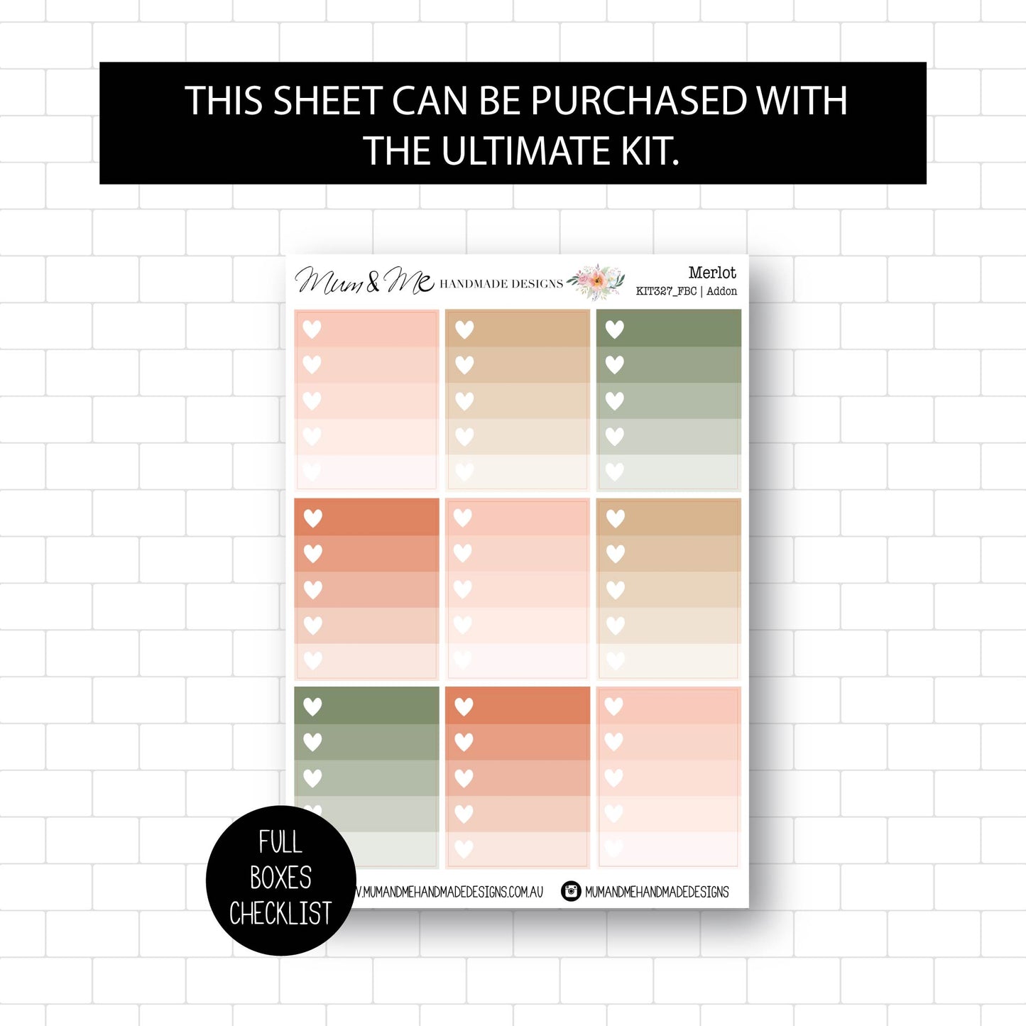 Ultimate Foiled Kit: Merlot (ROSE GOLD FOIL)