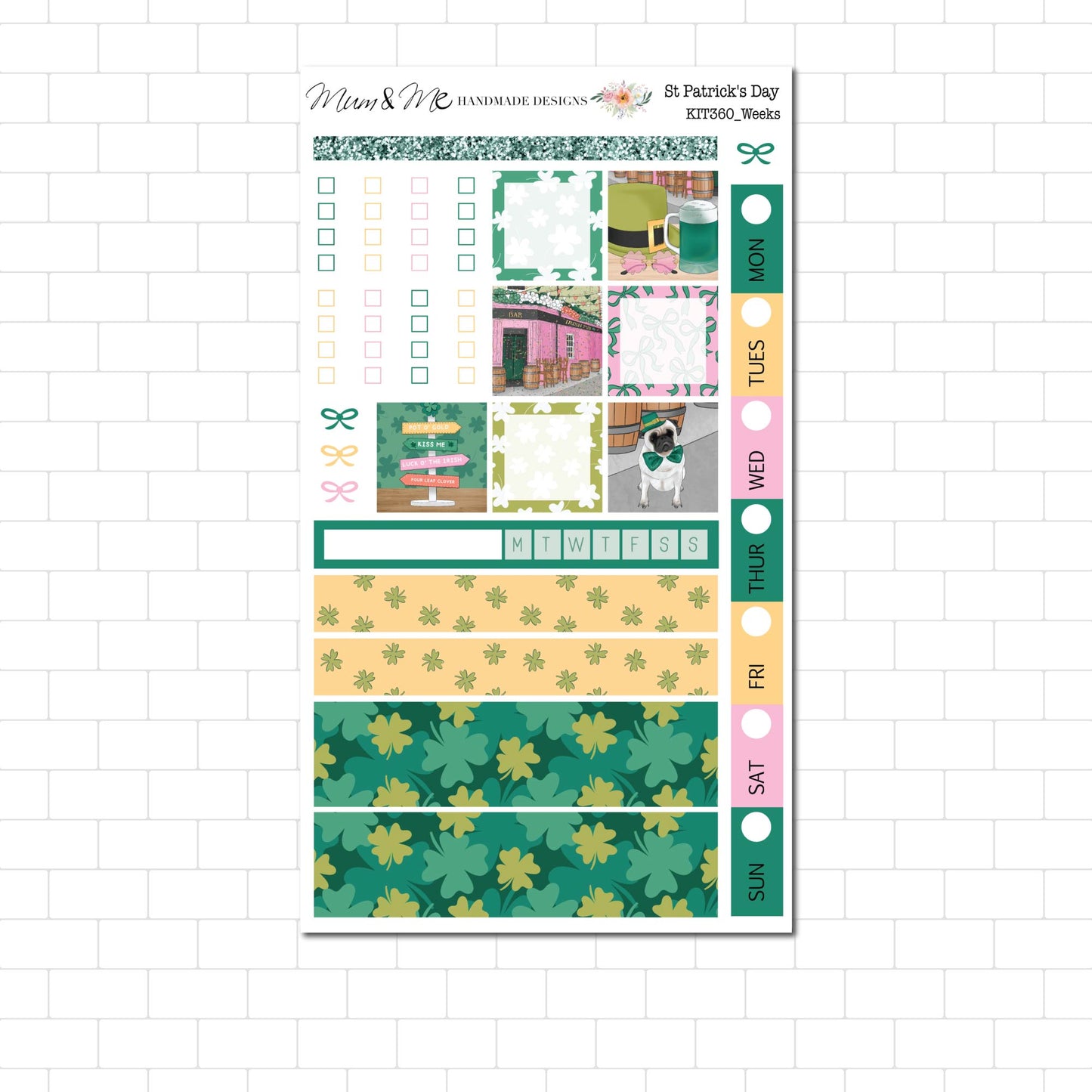 Hobonichi/Lime Weeks: St Patrick's Day