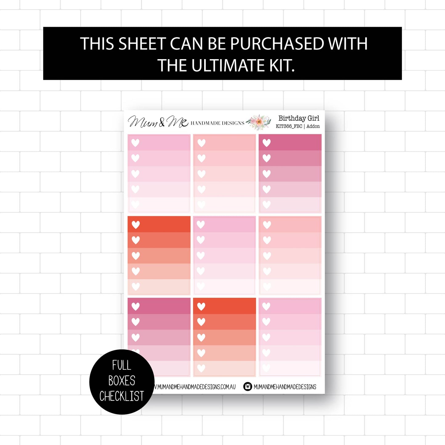 Ultimate Foiled Kit: Birthday Girl (ROSE GOLD FOIL)