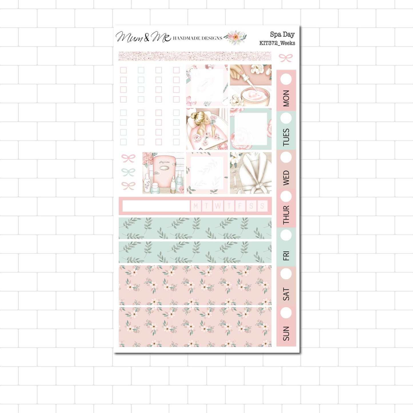 Hobonichi/Lime Weeks: Spa Day