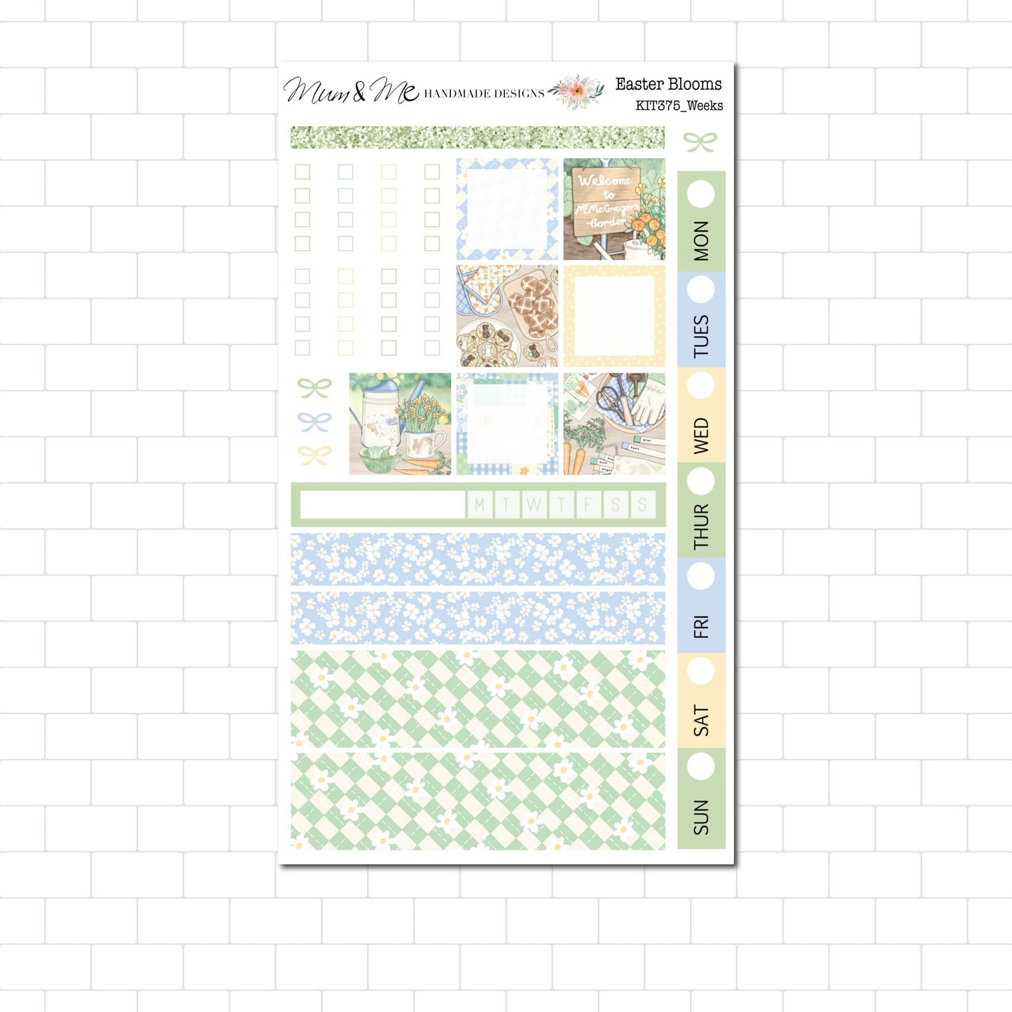 Hobonichi/Lime Weeks: Easter Blooms