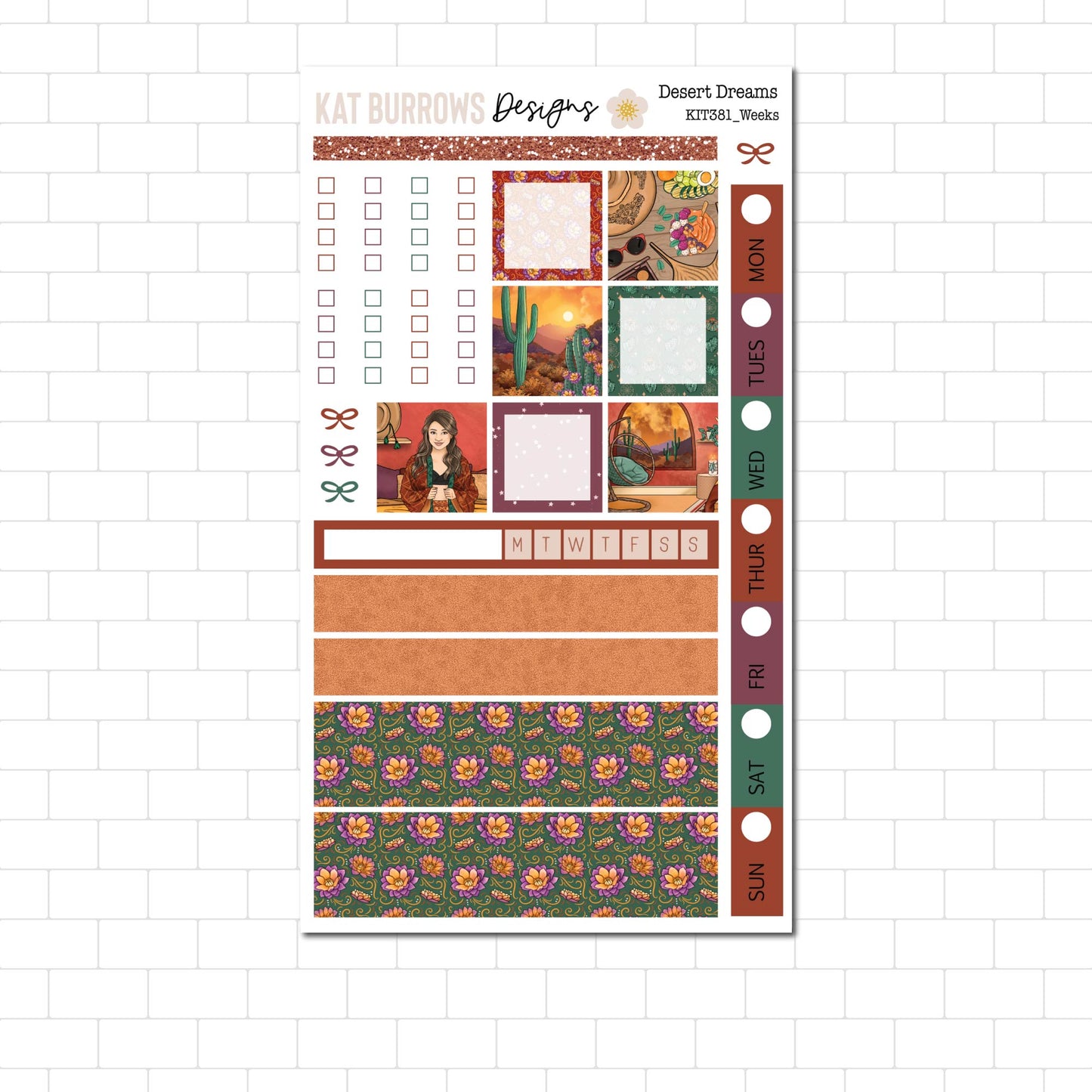 Hobonichi/Lime Weeks: Desert Dreams