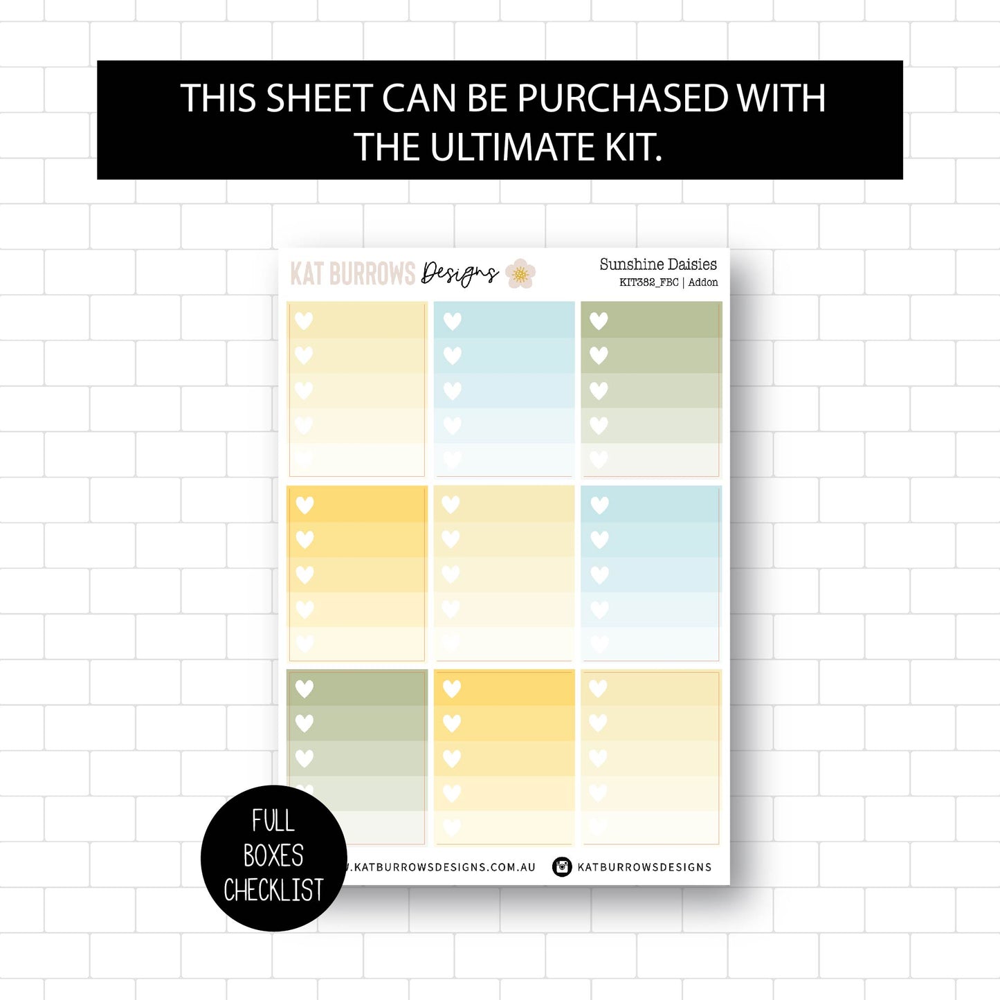 Ultimate Foiled Kit: Sunshine Daisies (GOLD FOIL)