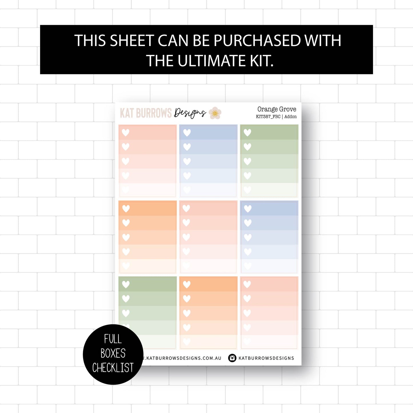 Ultimate Foiled Kit: Orange Grove (ROSE GOLD FOIL)