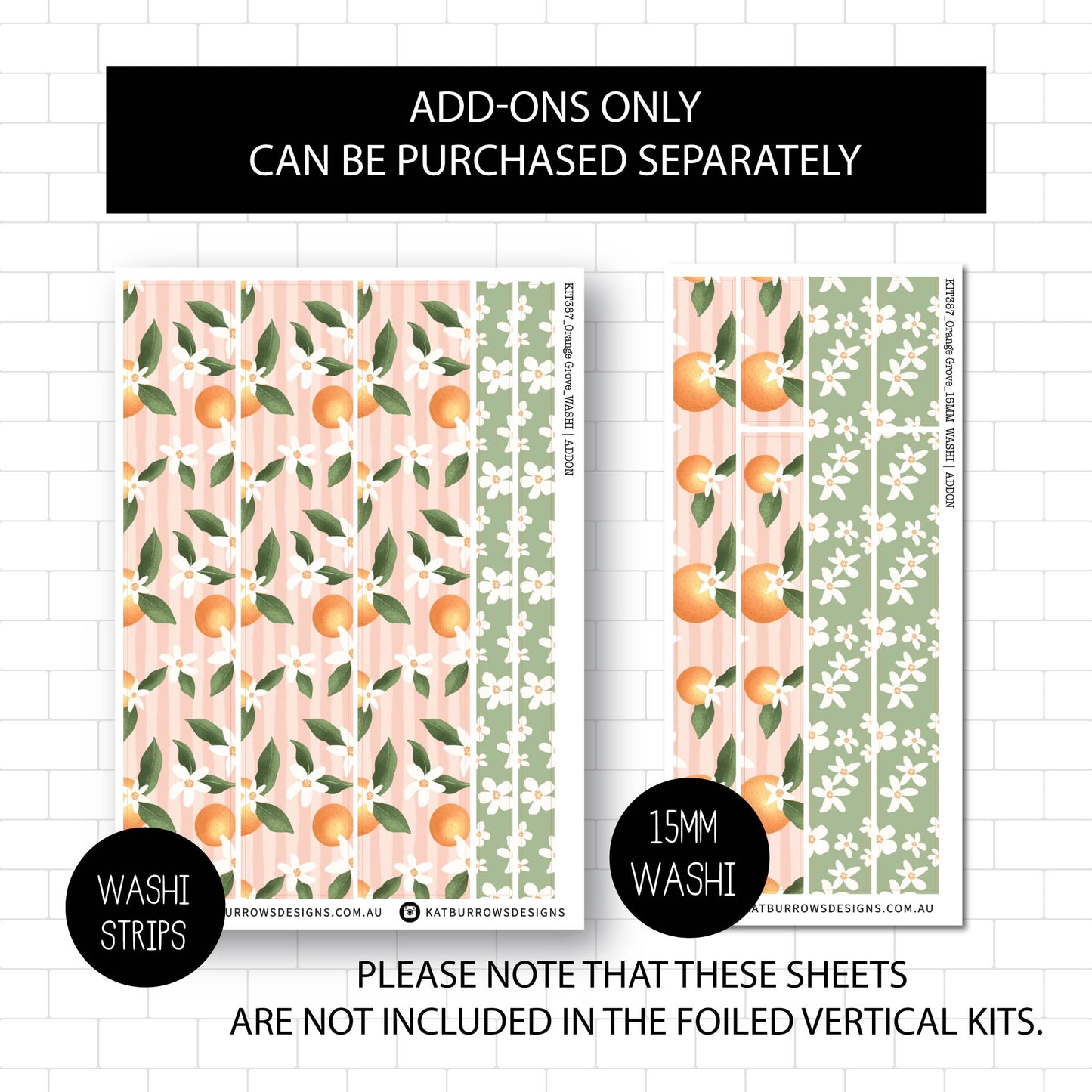 Deluxe Foiled Kit: Orange Grove (ROSE GOLD FOIL)