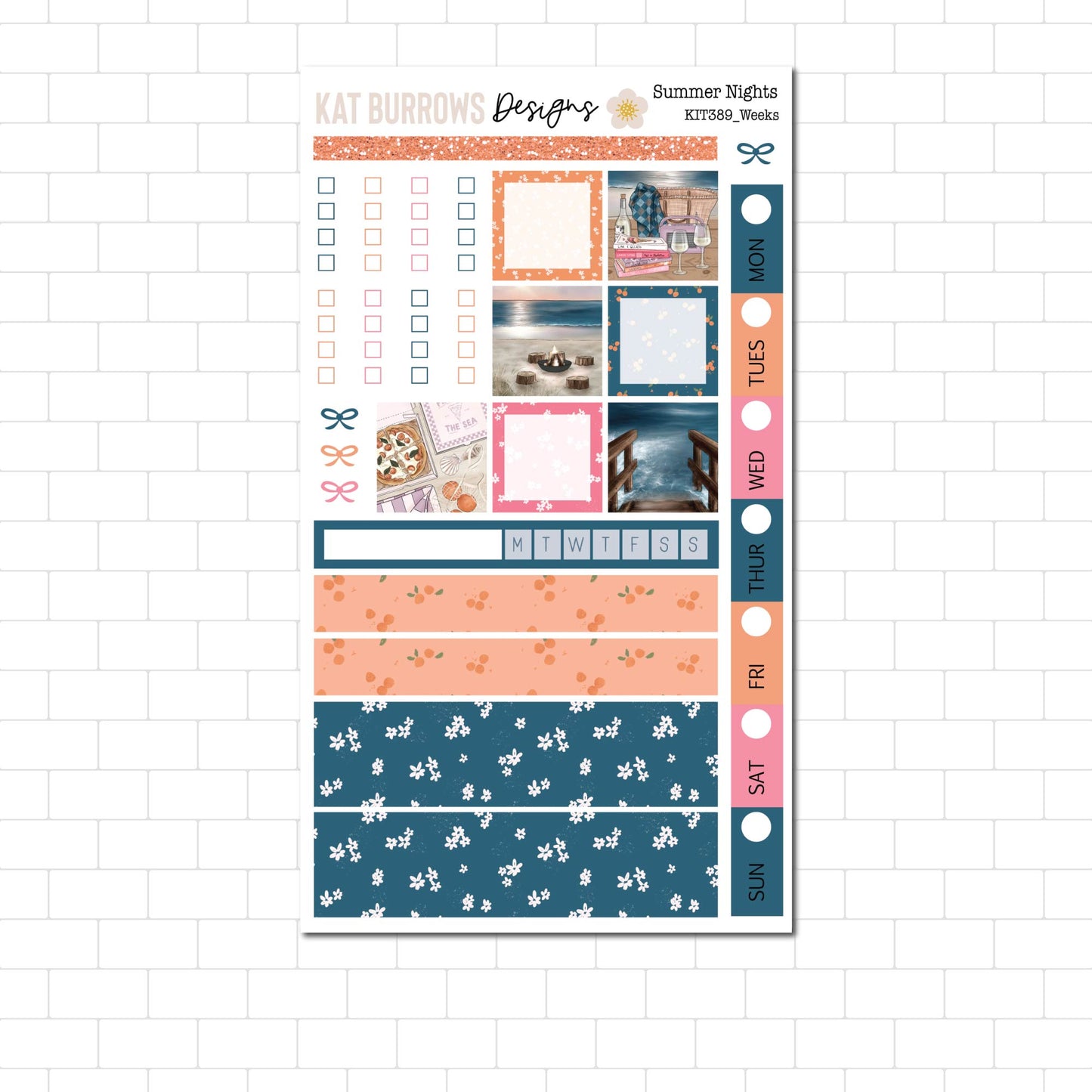 Hobonichi/Lime Weeks: Summer Nights