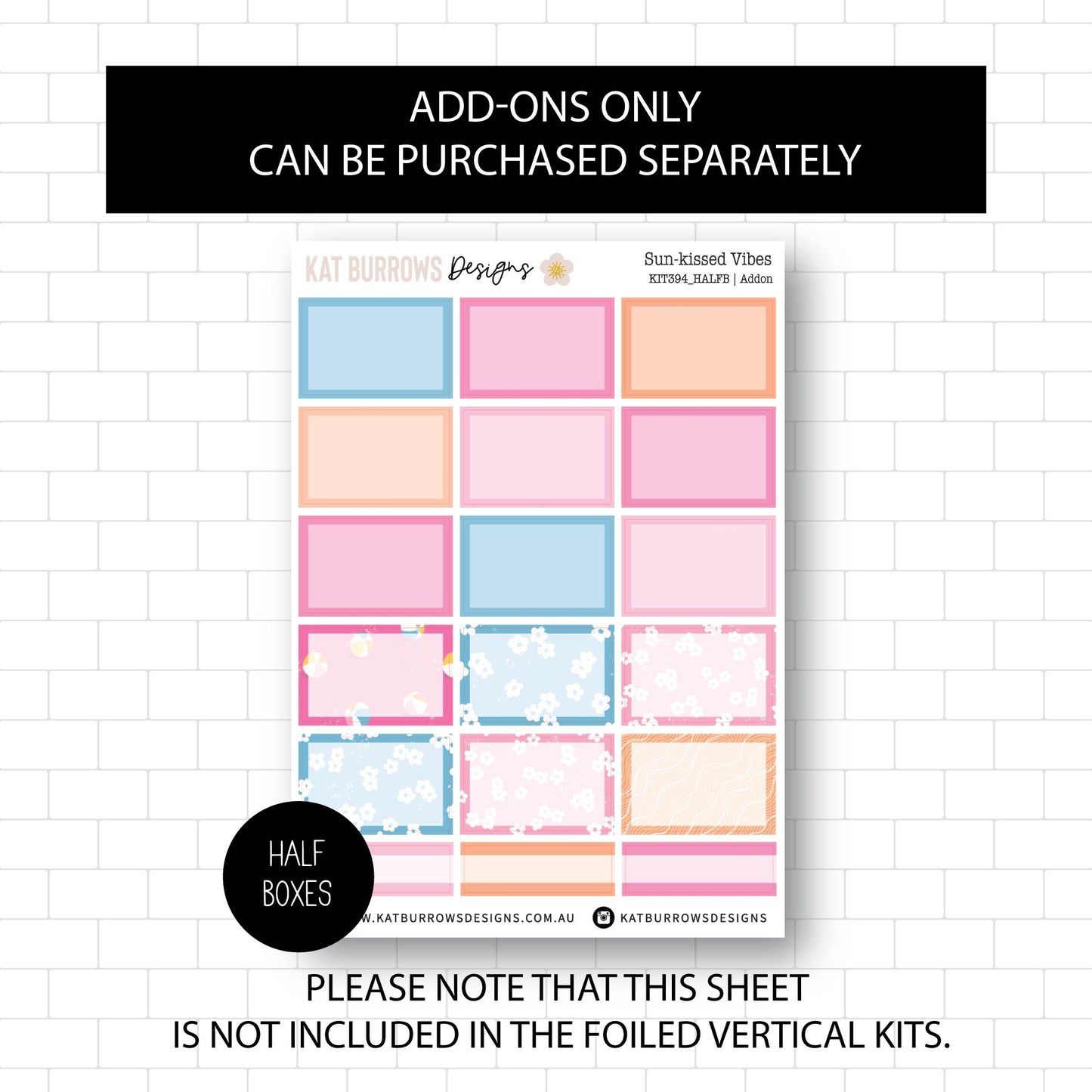 Deluxe Foiled Kit: Sun-kissed Vibes (SILVER FOIL)