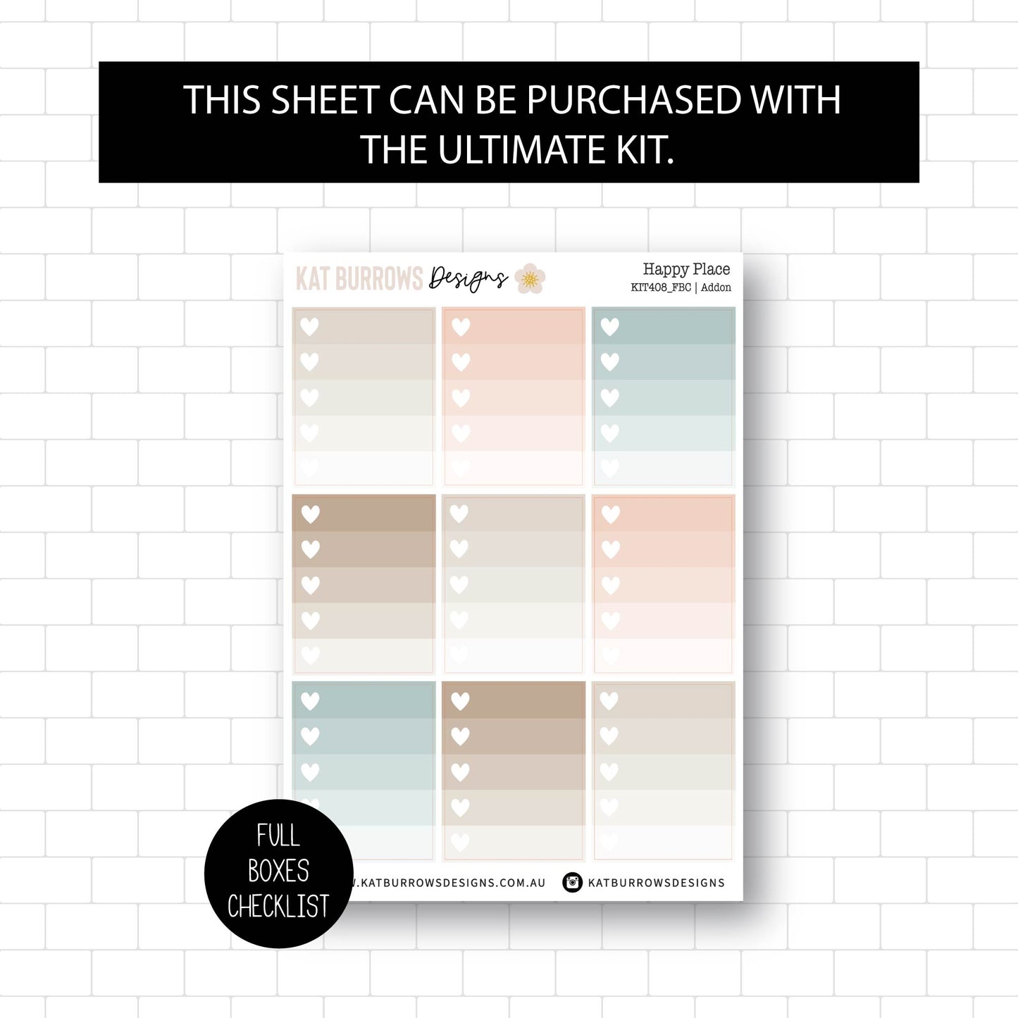 Ultimate Foiled Kit: Happy Place (ROSE GOLD FOIL)