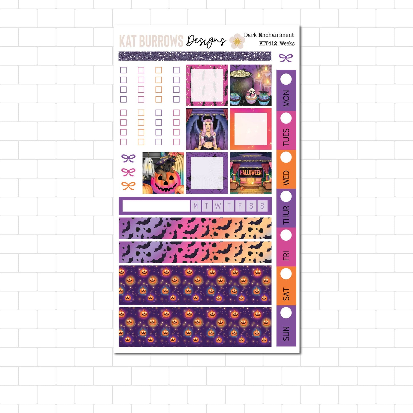 Hobonichi/Lime Weeks: Dark Enchantment