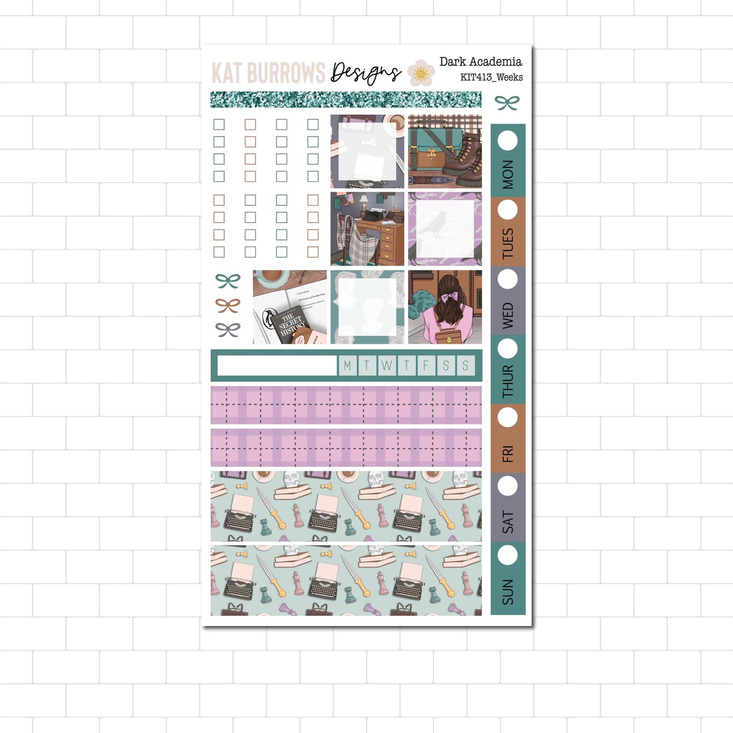 Hobonichi/Lime Weeks: Dark Academia