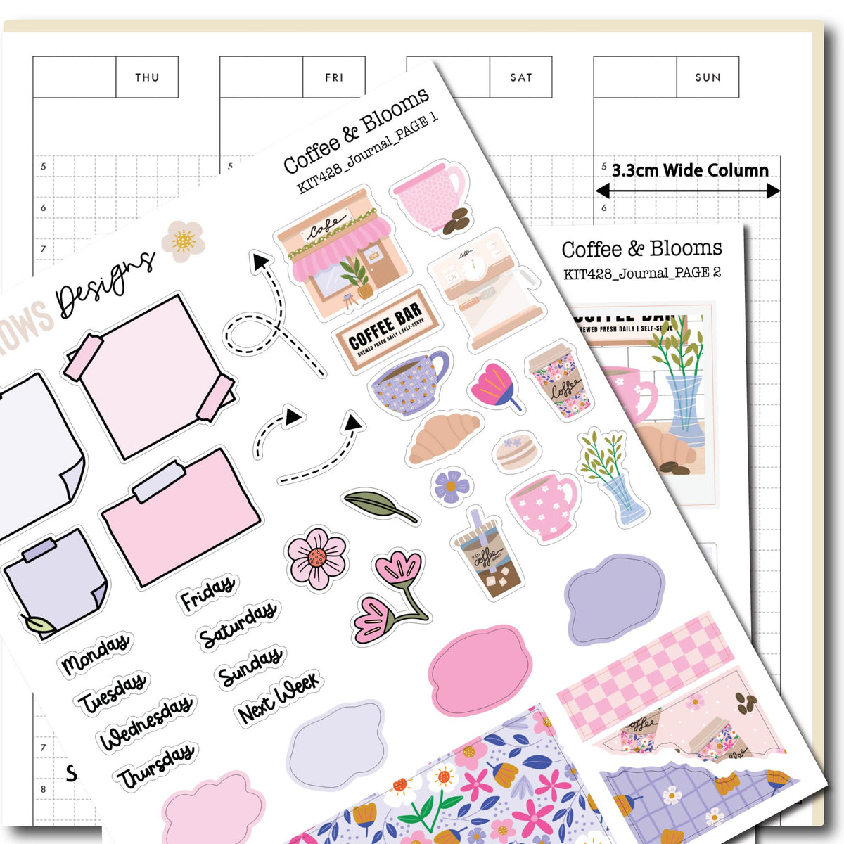 Journal Kit: Coffee & Blooms