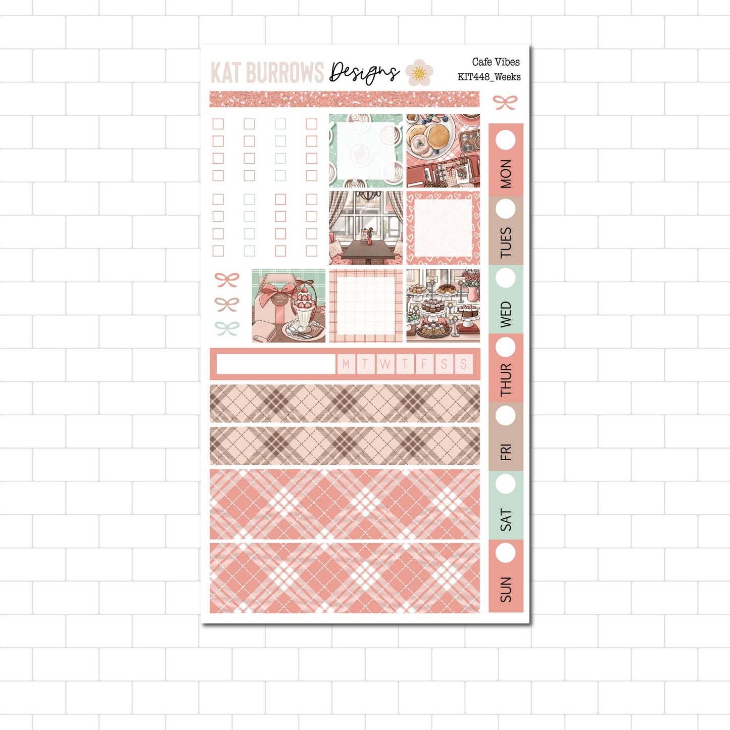 Hobonichi/Lime Weeks: Cafe Vibes