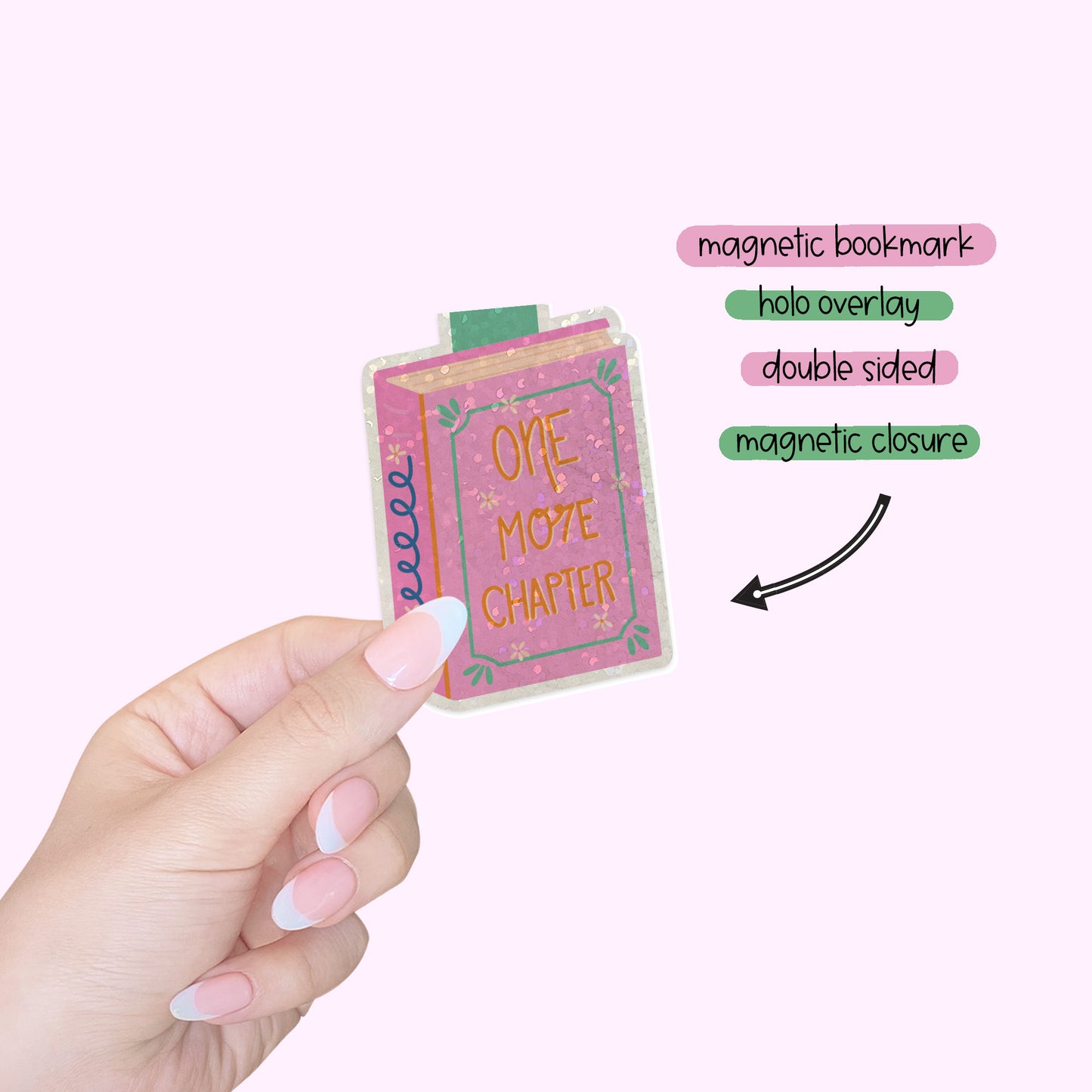 Magnetic Bookmark: One More Chapter