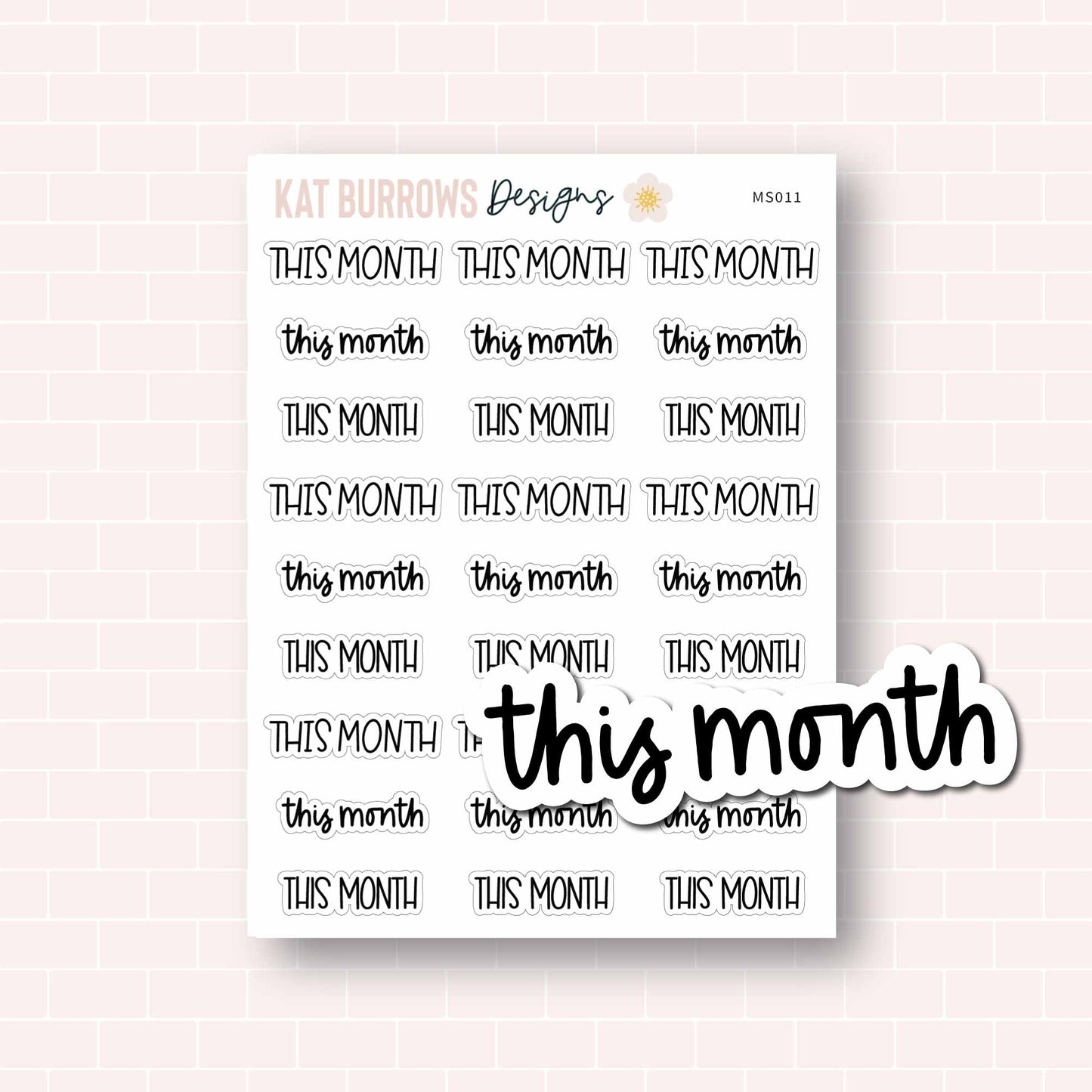 Script: This Month