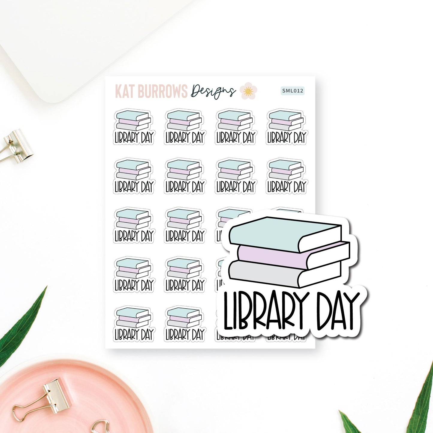Stickers: Library Day