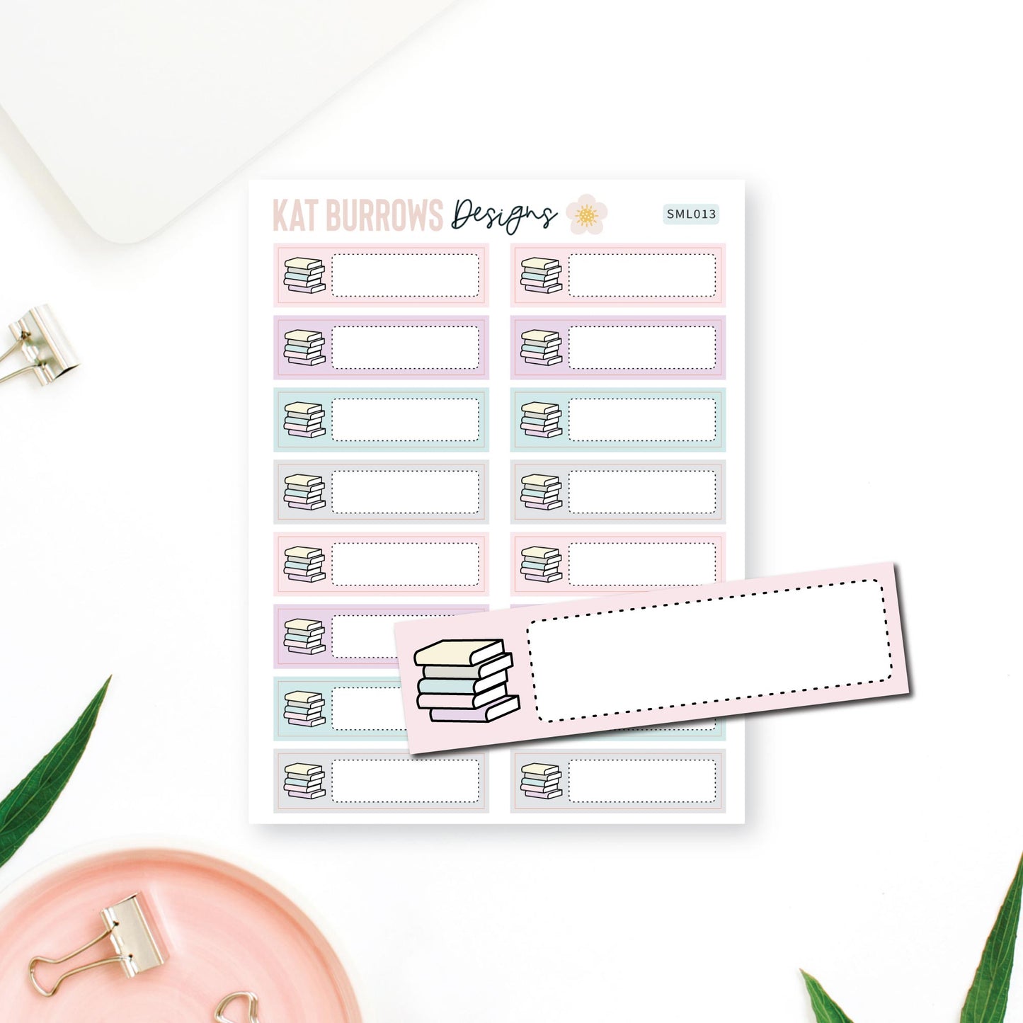 Stickers: Reading Books