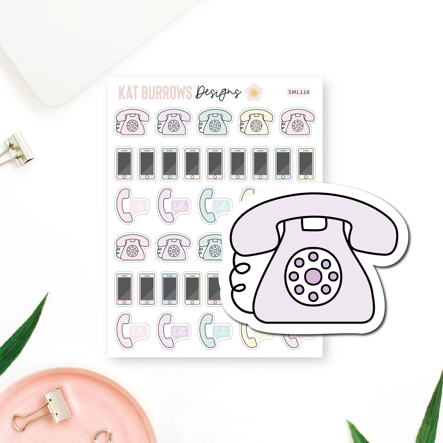 Stickers: Phone Call