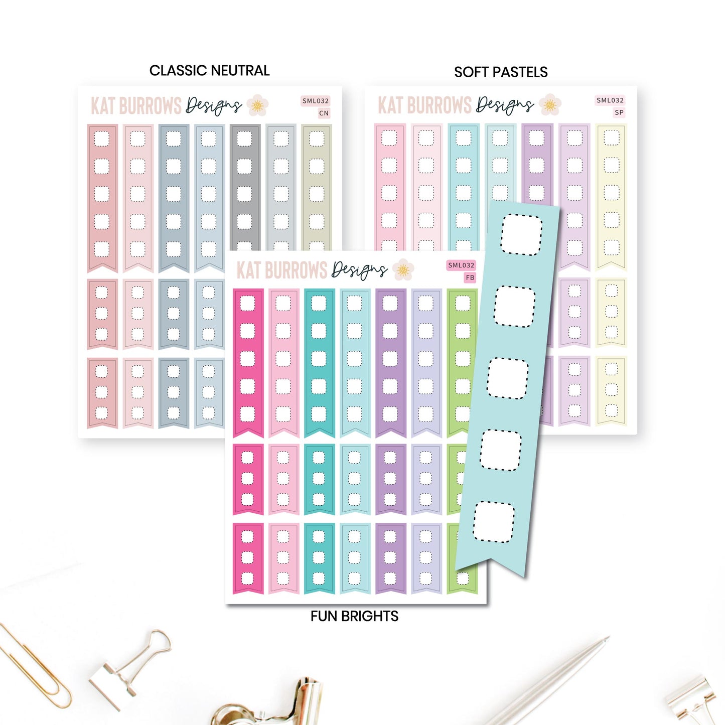 Stickers: Square Checklists