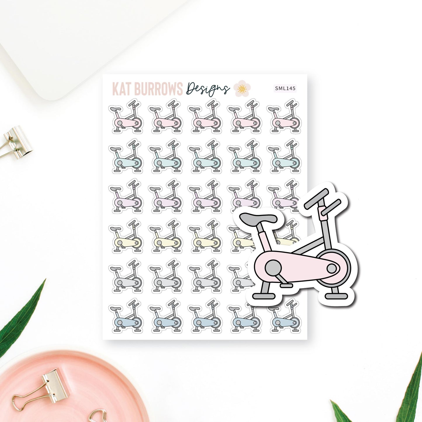 Stickers: Exercise Bike