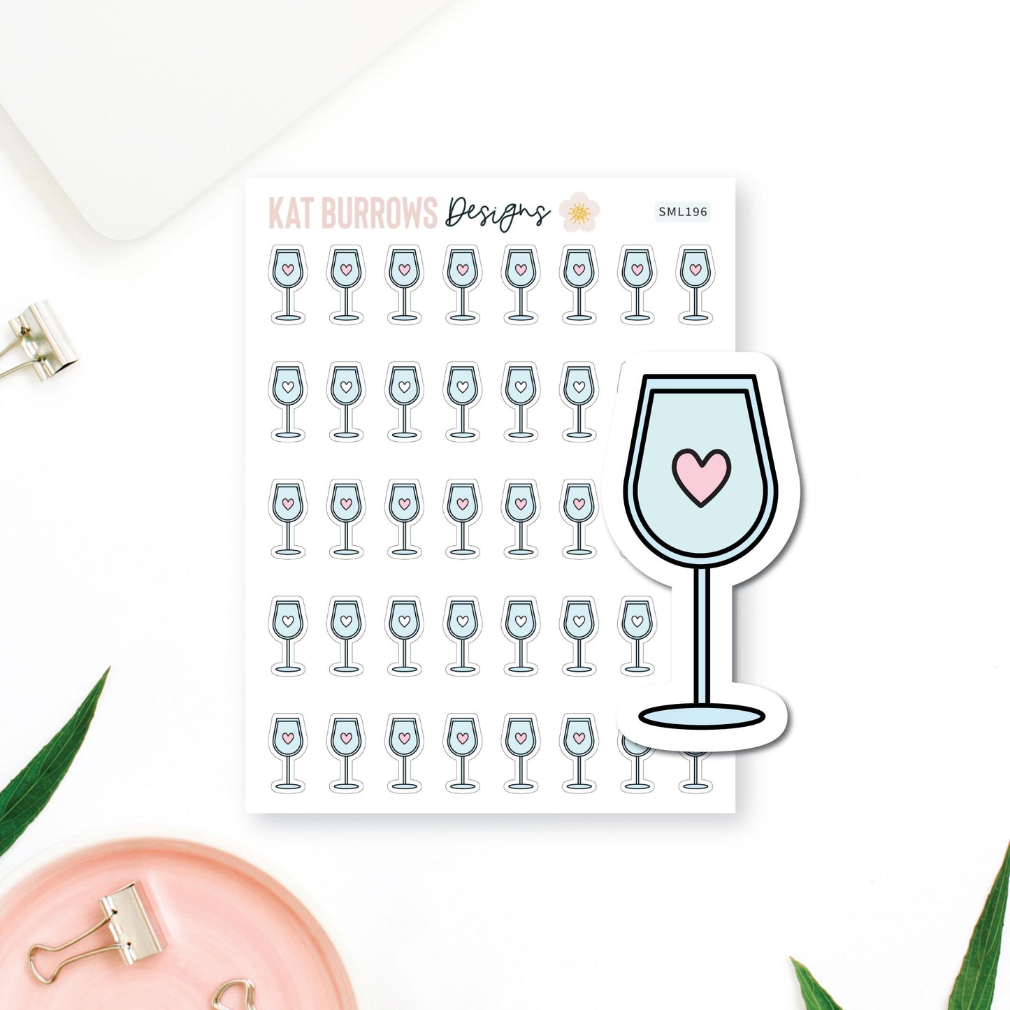 Stickers: Wine Glass