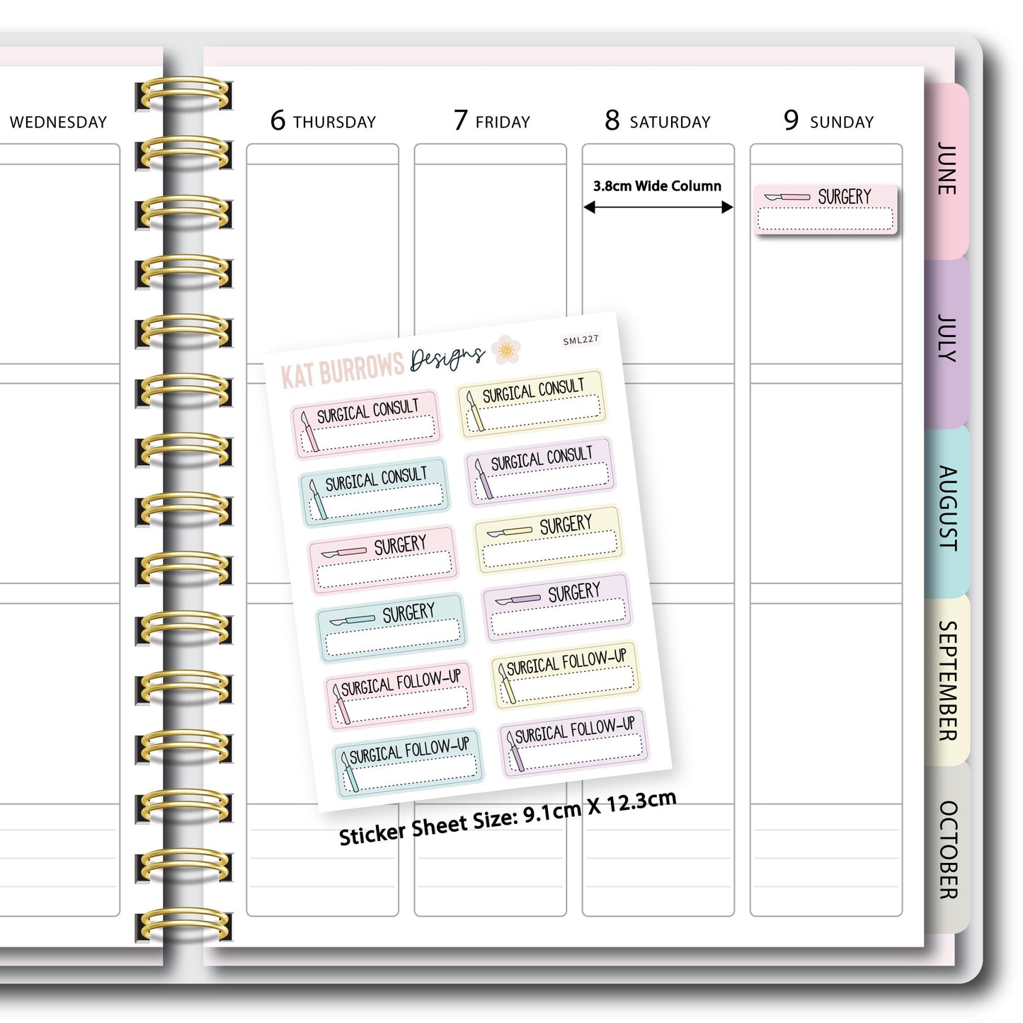 Stickers: Surgical Appointments