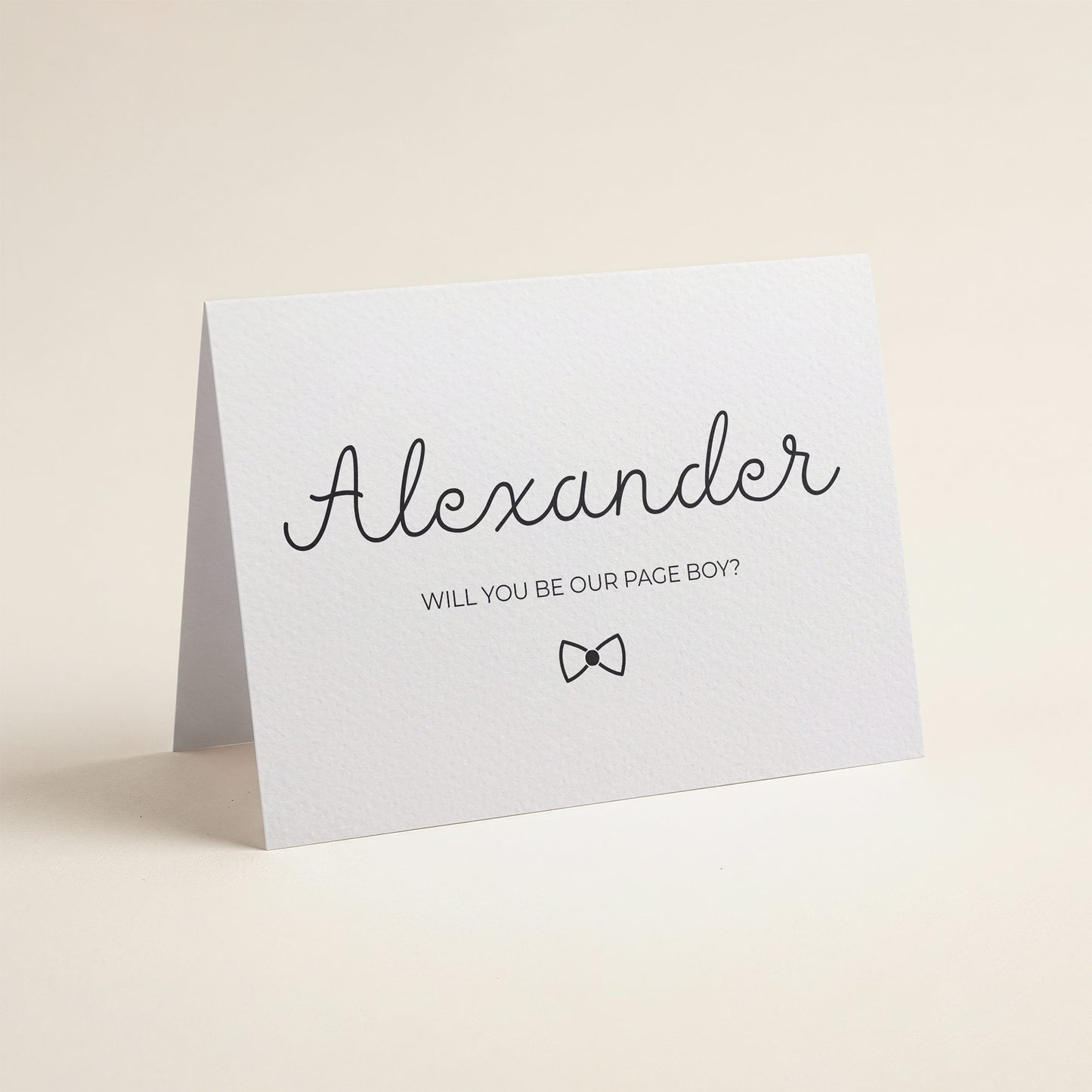 PERSONALISE: Will you be my Best Man