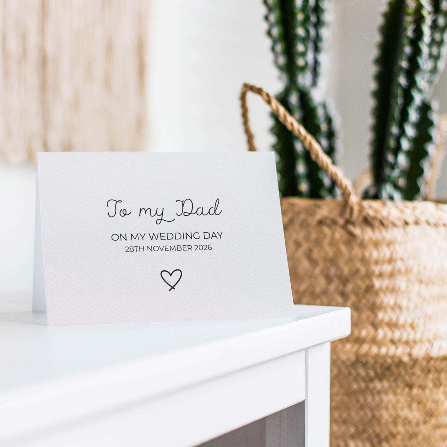 PERSONALISE: To My Dad on my Wedding Day