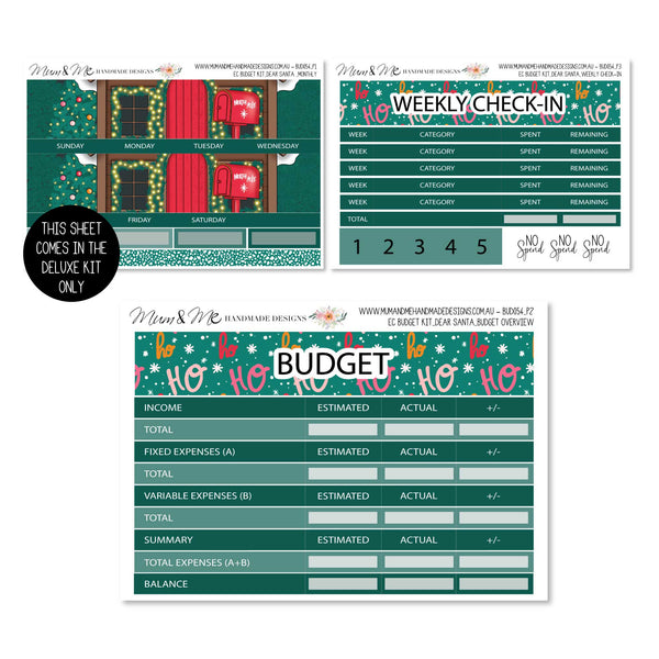 Budget Kit: Dear Santa