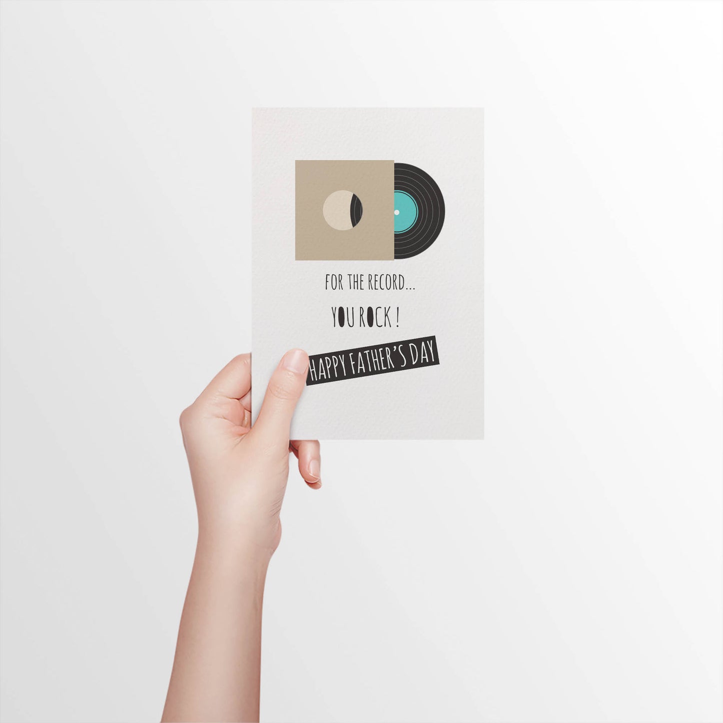 You Rock Father's Day Greeting Card by mumandmehandmadedesigns- An Australian Online Stationery and Card Shop