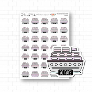 Stickers - Cruise Countdown