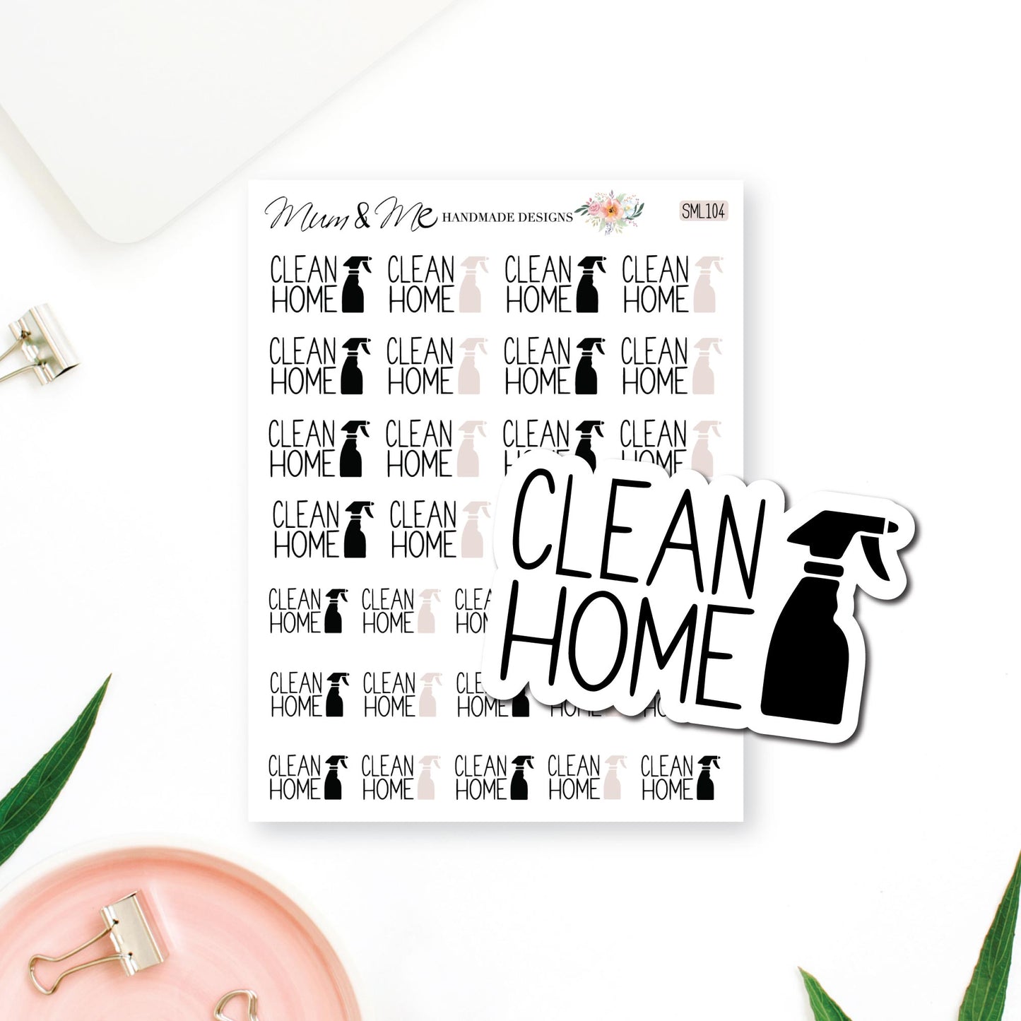 Stickers: Clean Home
