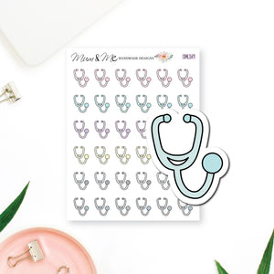 Stickers: Dr Stethoscope