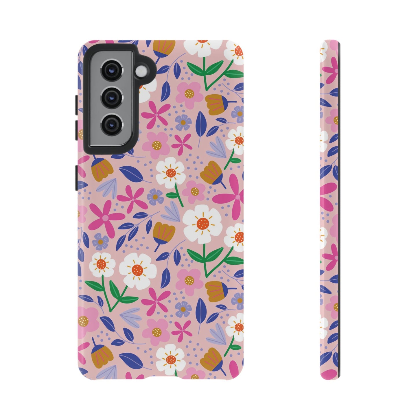 Phone Case: Blooms on Pink