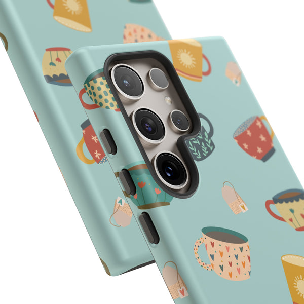 Phone Case: Tea Cups and Tea Bags