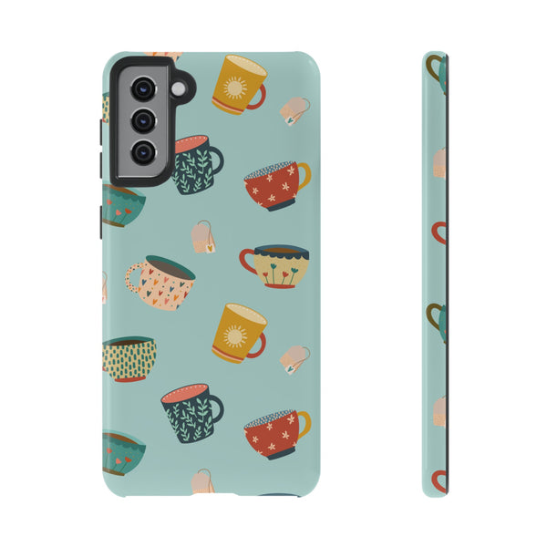 Phone Case: Tea Cups and Tea Bags